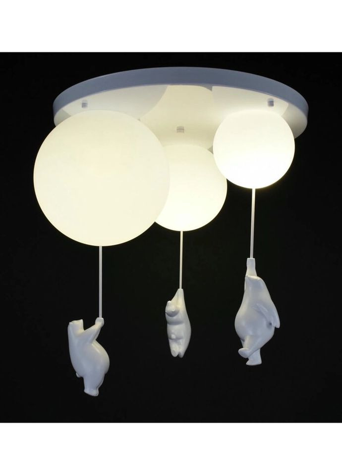 Люстра потолочная на 3 лампочки 27320 Белый 55х50х50 см. Sunnysky (324396542)