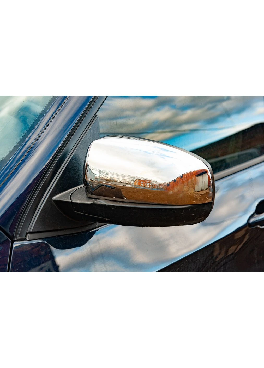 Накладки на зеркала (2 шт., нерж) для BMW X5 E70 2007-2013 гг CARMOS (392194486)