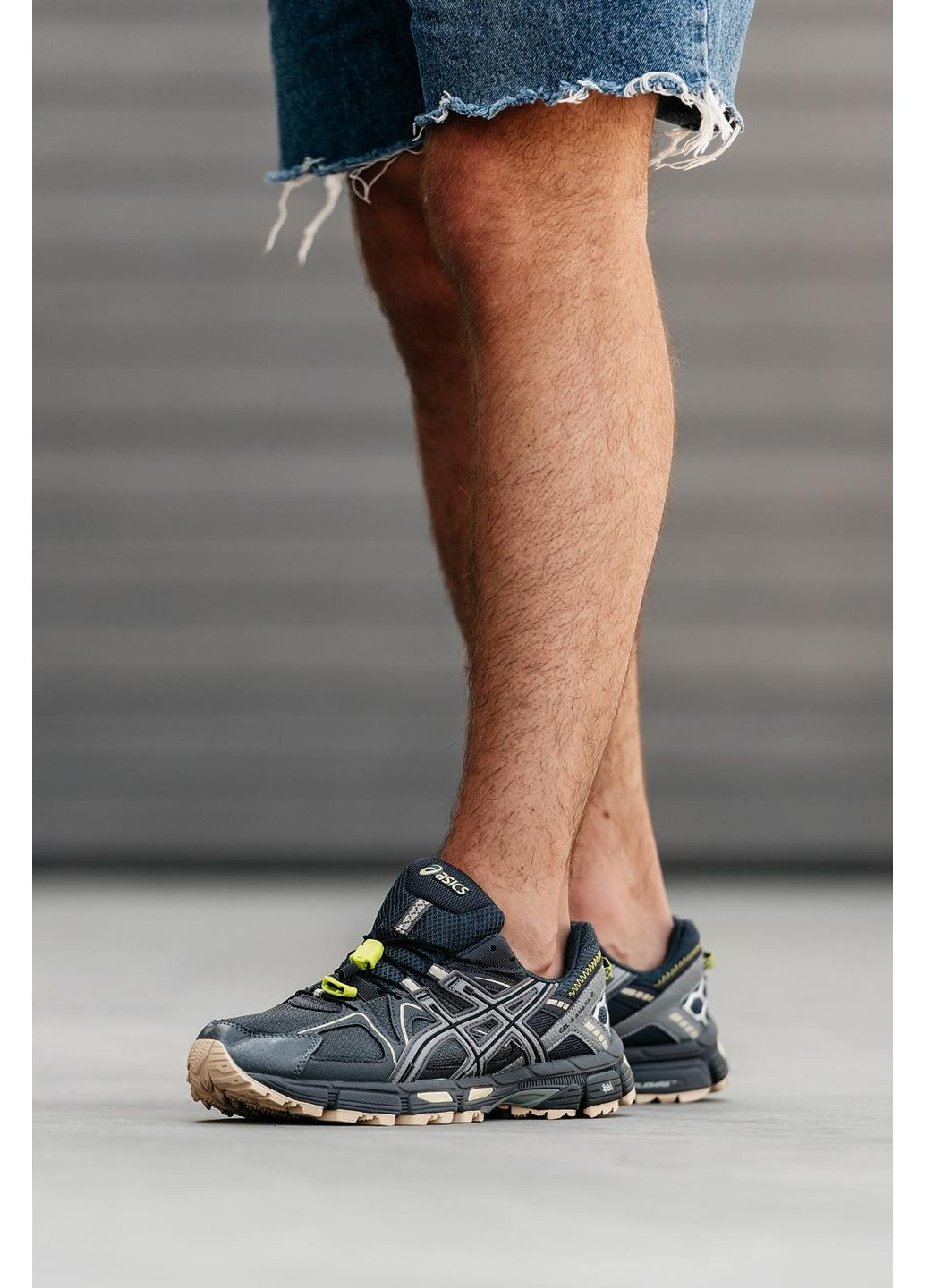 Черные демисезонные кроссовки мужские asics gel-kahana 8 black асикс гель кахано No Brand