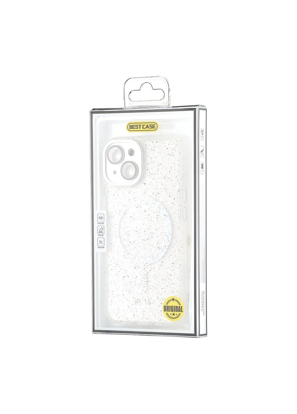 Чохол Splatter with MagSafe White Case iPhone 15 (297455130)