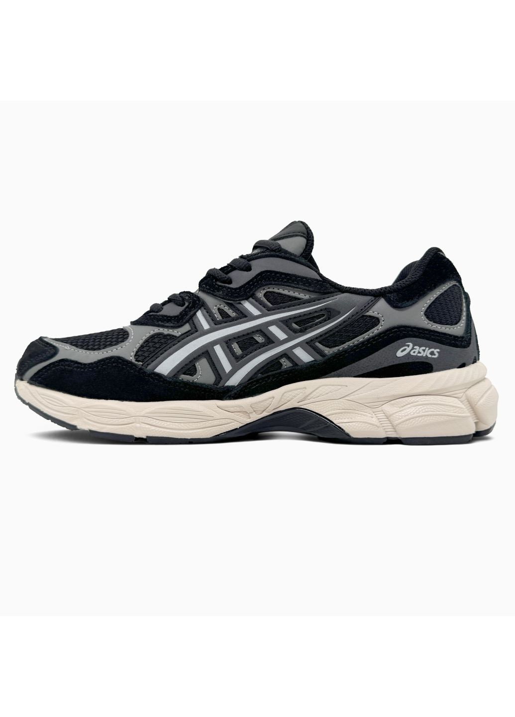 Черные демисезонные кроссовки мужские asics gel-nyc black grey gore-tex | асикс гель-нюк черные No Brand