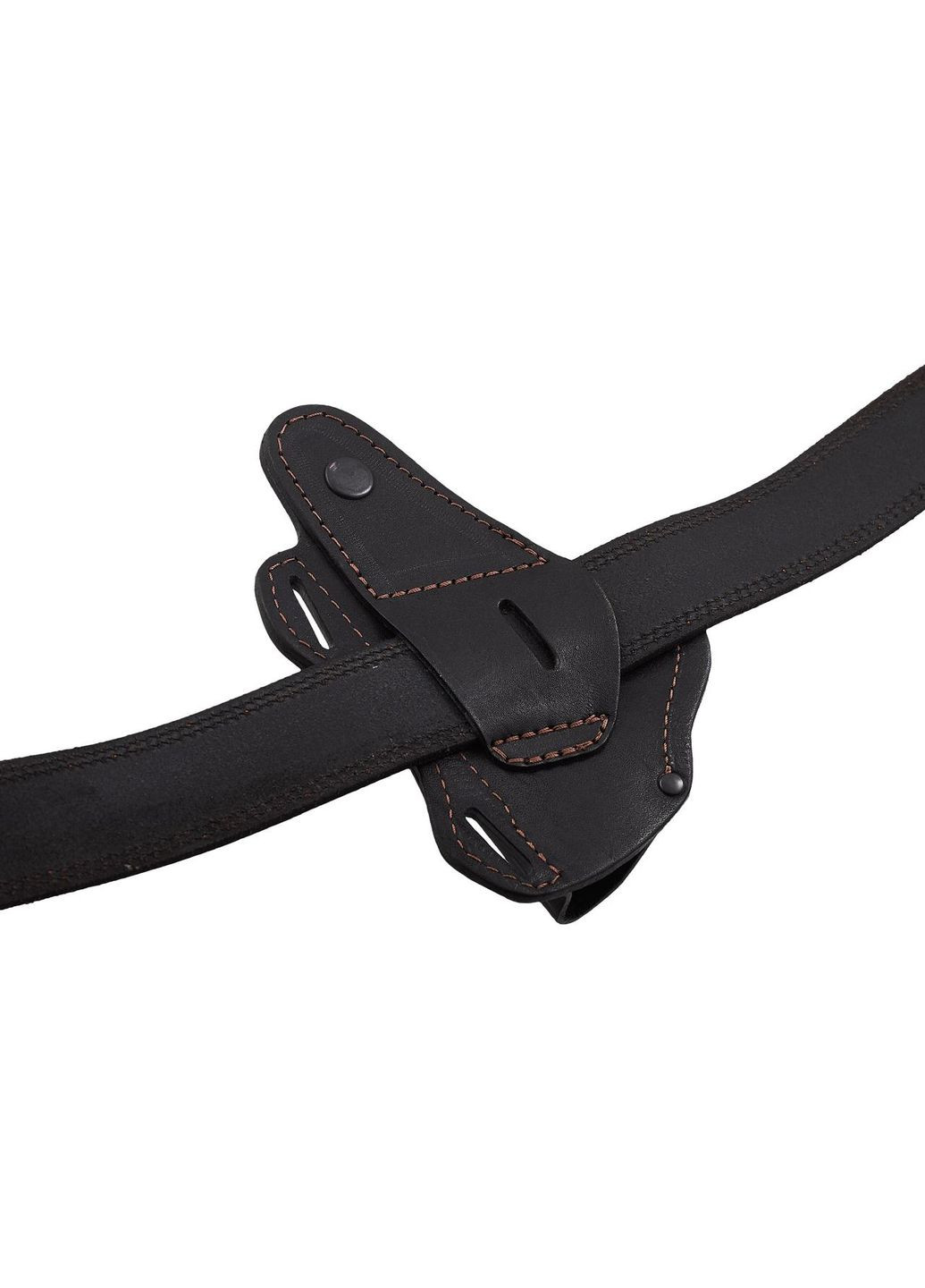 Кобура ПМ оперативна + поясна + прихованого внутрішньобрючного носіння формована з кліпсою (шкіра, чорна) Сварог (342375263)