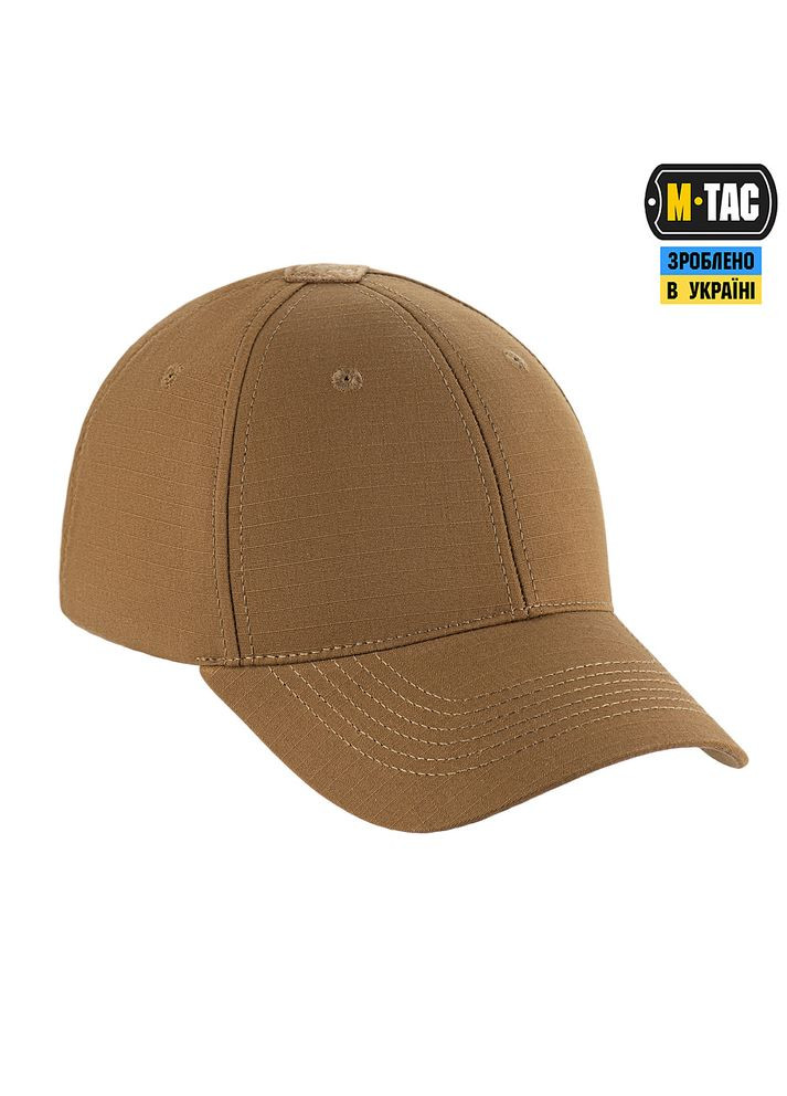 Бейсболка Elite Flex ріп-стоп Coyote Brown M-TAC (315339107)
