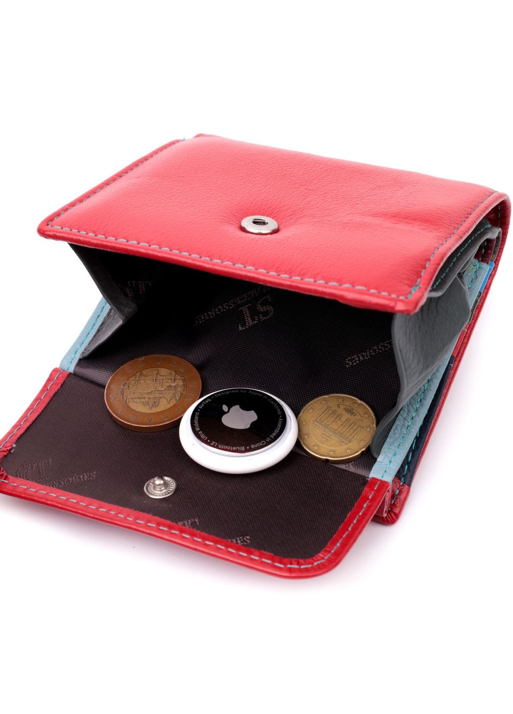 Жіночий шкіряний гаманець 10,5х10х1,5 см st leather (288047029)