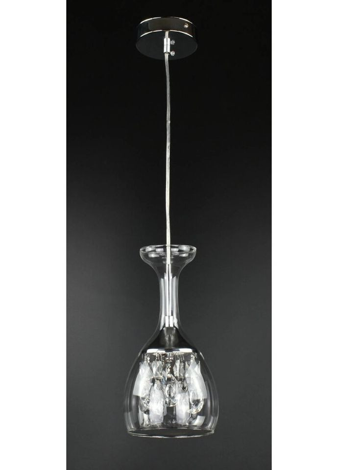 Люстра світлодіодна підвісна LED світильник для квартири на стелю ледве 26989 Хром 30-150х13х13 см. Sunnysky (324396002)