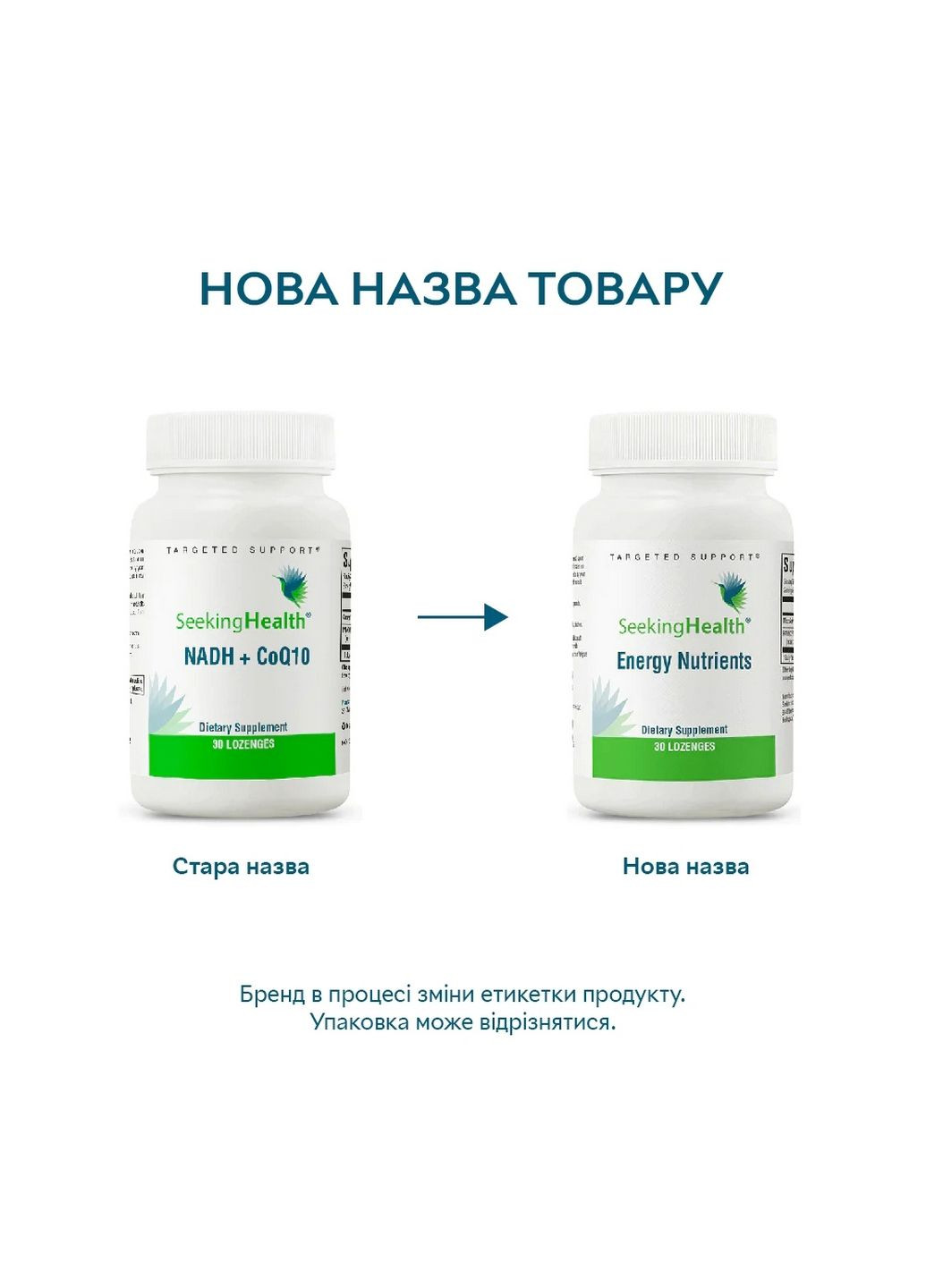 Натуральная добавка Energy Nutrients, 30 пастилок Seeking Health (293420188)