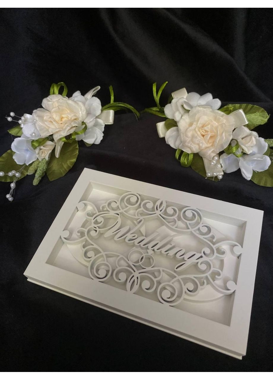 Деревянная коробочка для свадебных колец. No Brand (369162730)