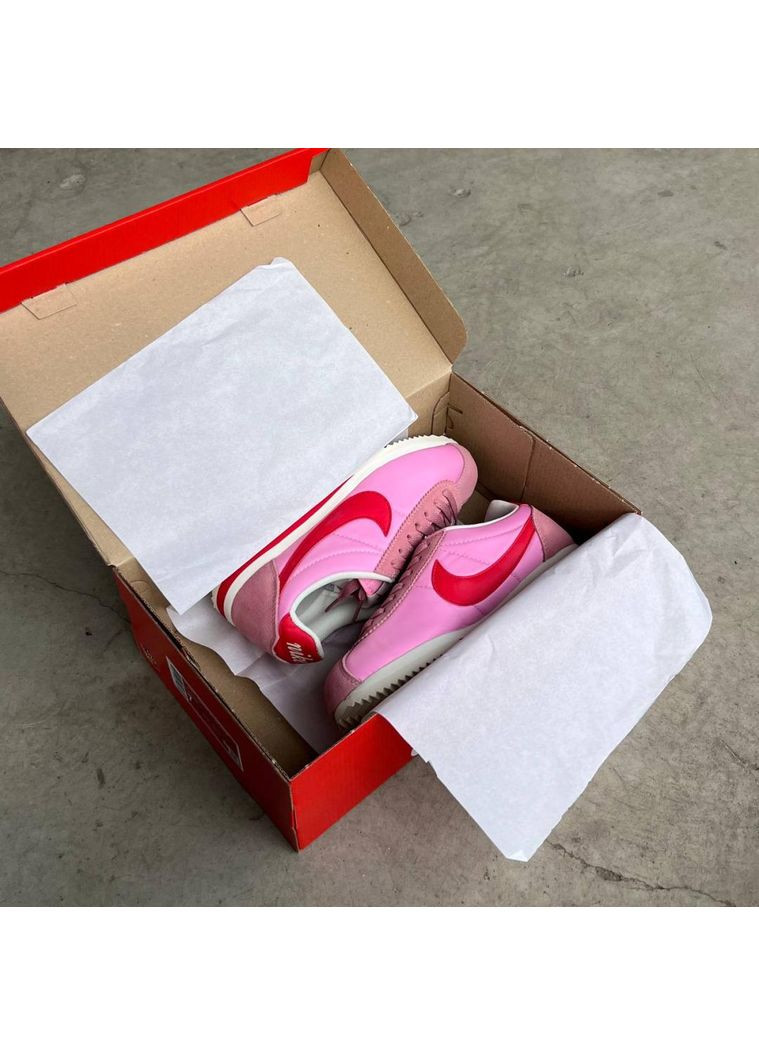 Розовые демисезонные кроссовки мужские nike cortez pink найк кортез No Brand