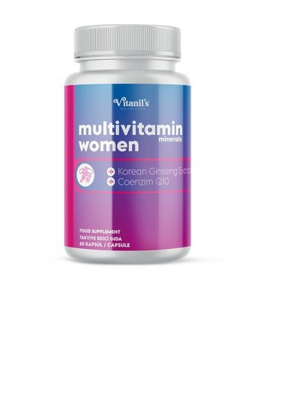 Дієтична добавка Мультивітамінний комплекс для жінок, 60 капсул Vitanil's (283039166)
