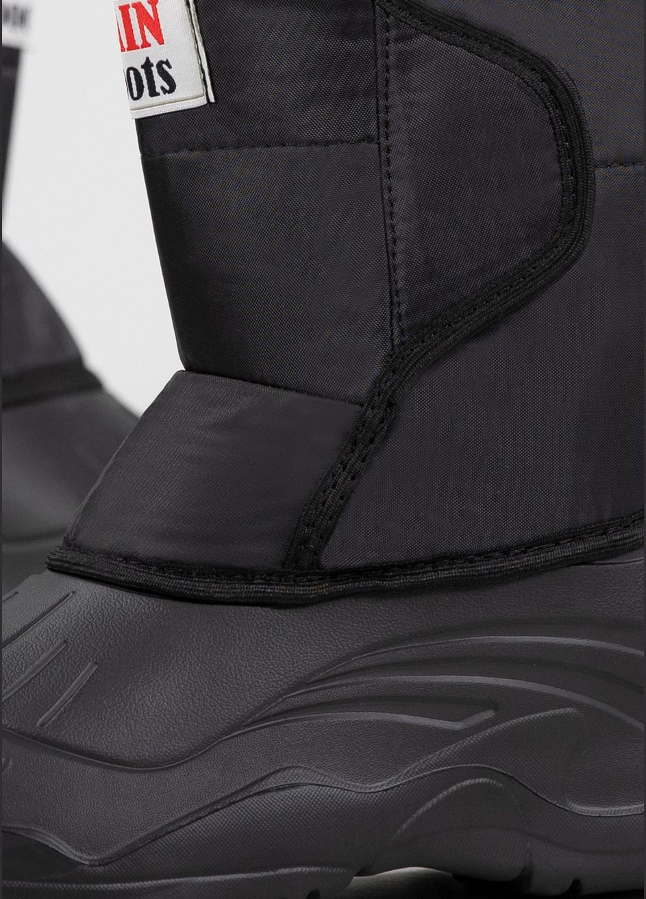 Чоботи чоловічі зимові з хутром чорні (М 12) Progress (312321196)