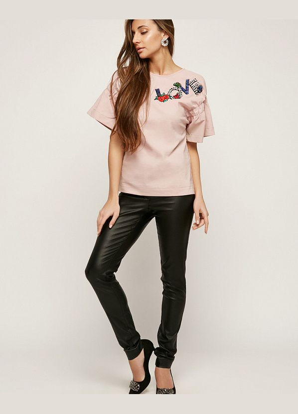 Светло-розовая демисезонная блузка Modna KAZKA