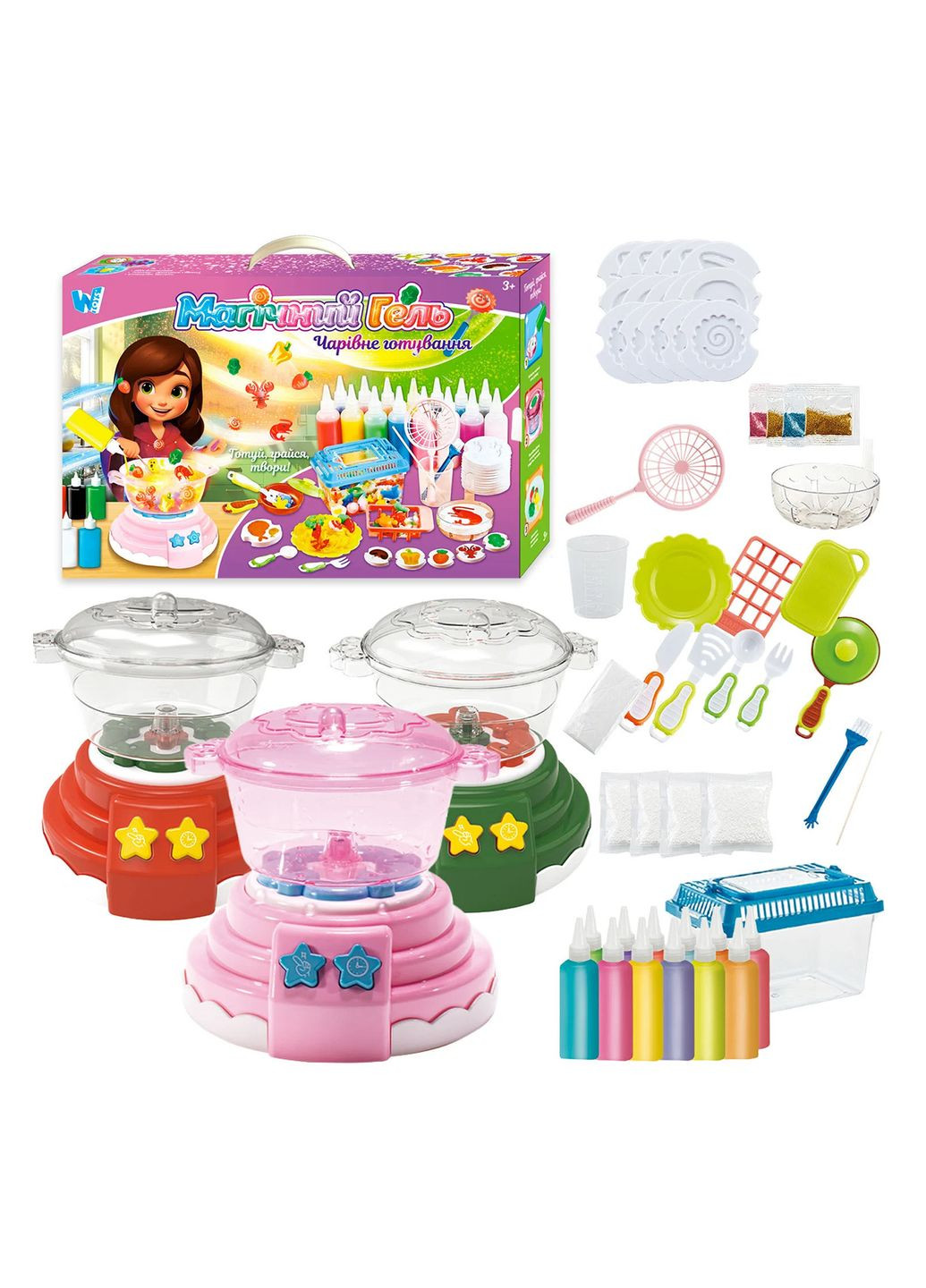 Набір для творчості "Магічний гель" колір різнокольоровий ЦБ-00254874 No Brand (296622268)