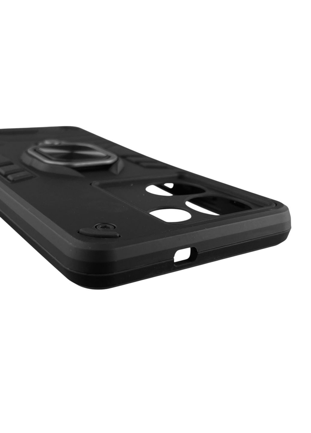 Чехол для телефона Camon 20 Pro (CK7n) бронированный с кольцом-держателем на техно камон 20 про чёрный Tecno (366236382)