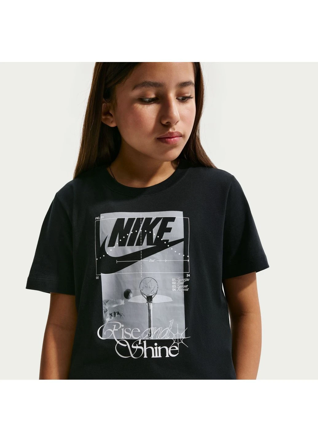 Футболка Sportswear Black II0385-010 Nike (398076910)