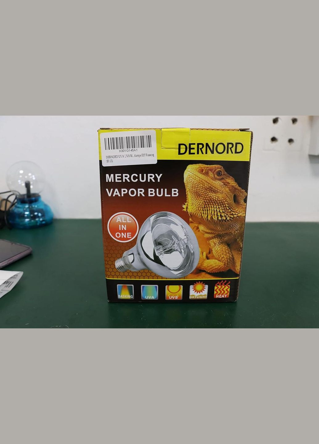 DERNORD Ртутна лампочка 100 Вт для Черепах та Віварію E27 No Brand (300657401)