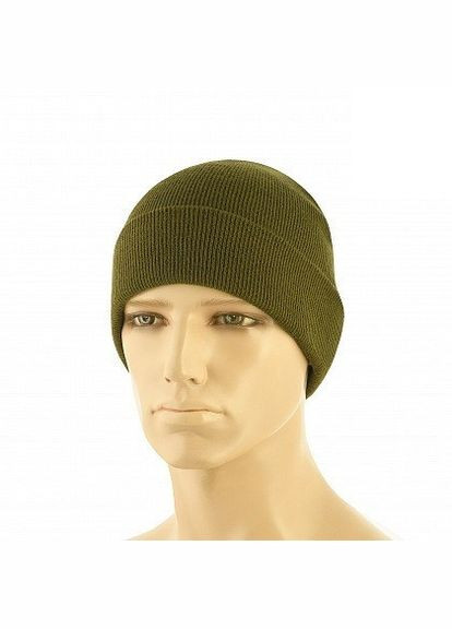 Шапка тонкая вязкая 100% акрил Olive Размер M-TAC (311200944)
