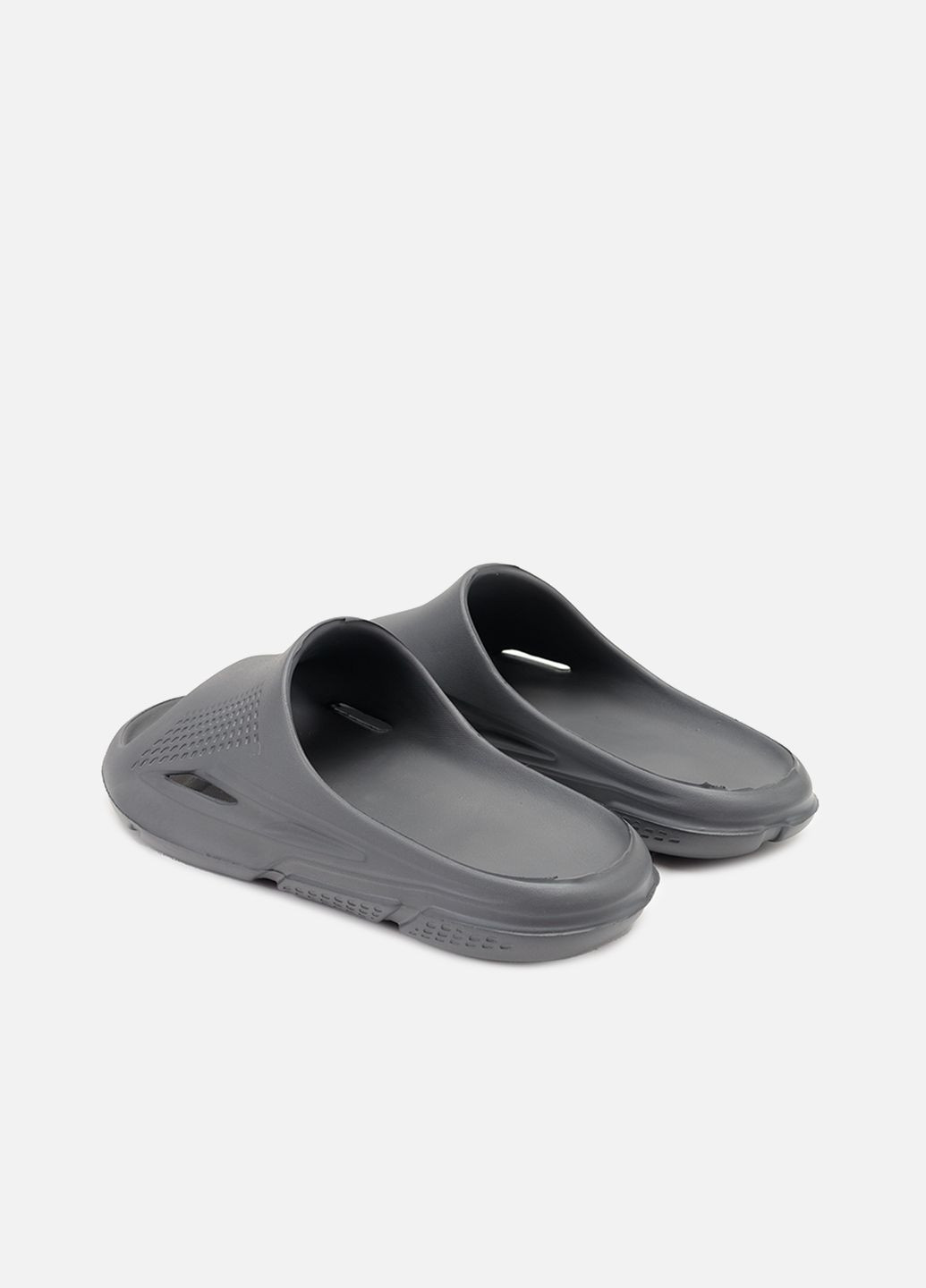 Графитовые шлепанцы мужские пляжные цвет графитовый цб-00269310 Yuki