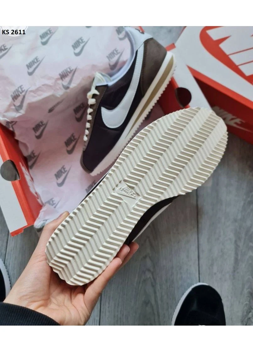 Коричневі літні кросівки nike cortez brown найк кортез коричневі No Brand