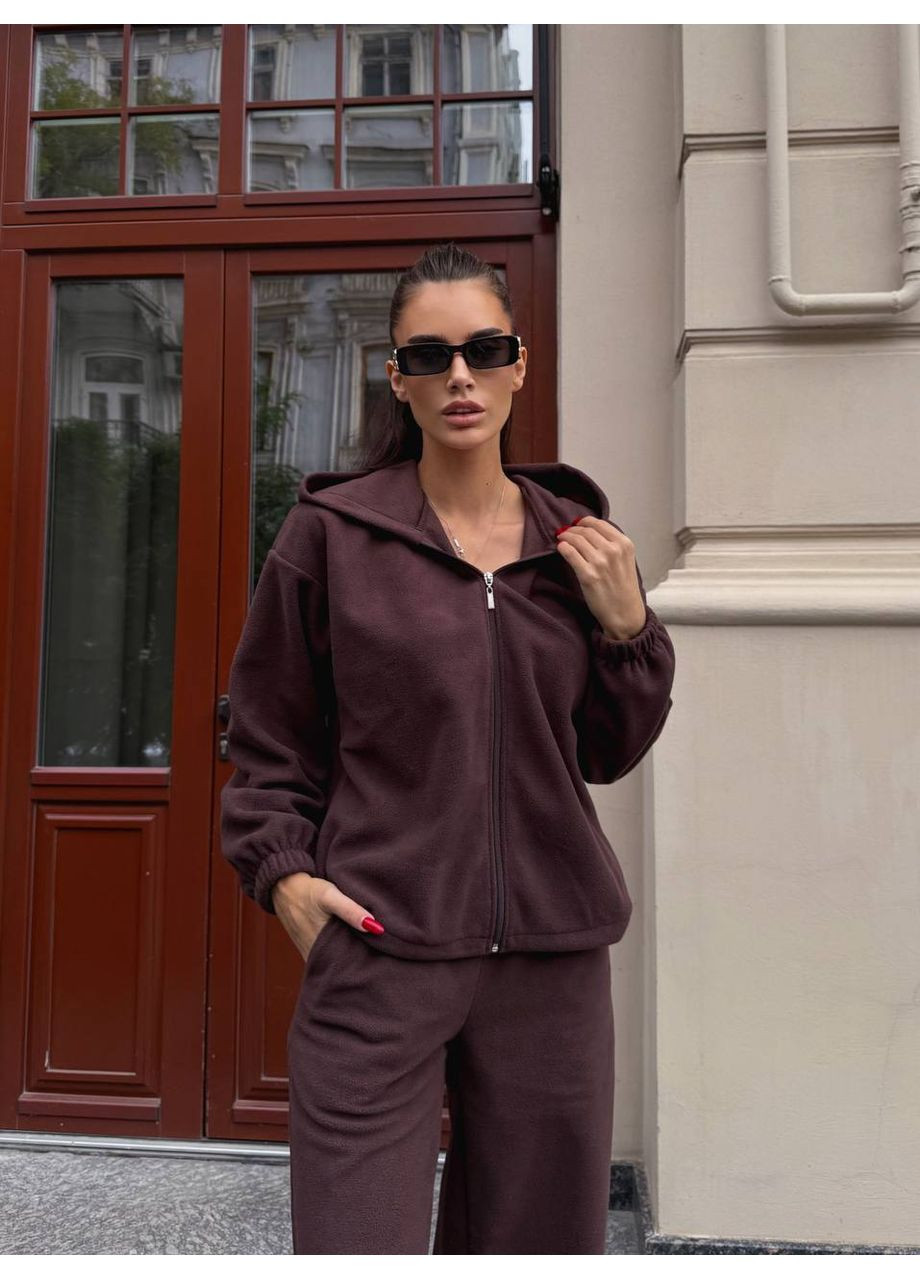 Стильний костюм 2в1 (брюки палаццо + зіп-худі) — ЗАМІР В ОПИСІ DK/DL Мода без кордонів (366062356)