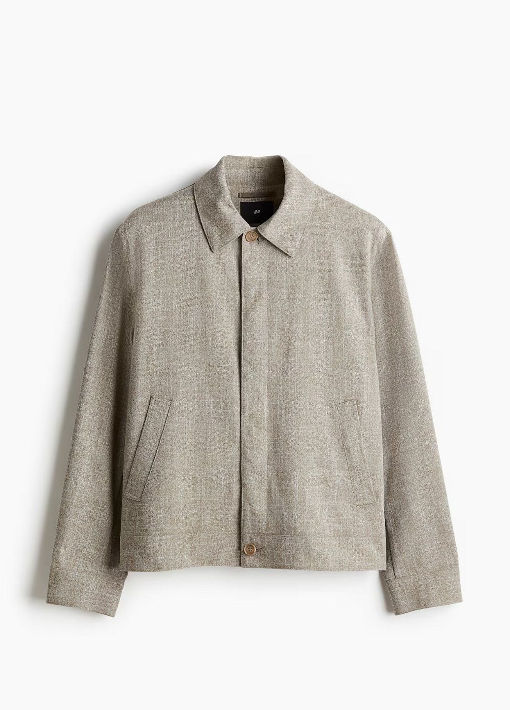 Серо-бежевая демисезонная куртка H&M