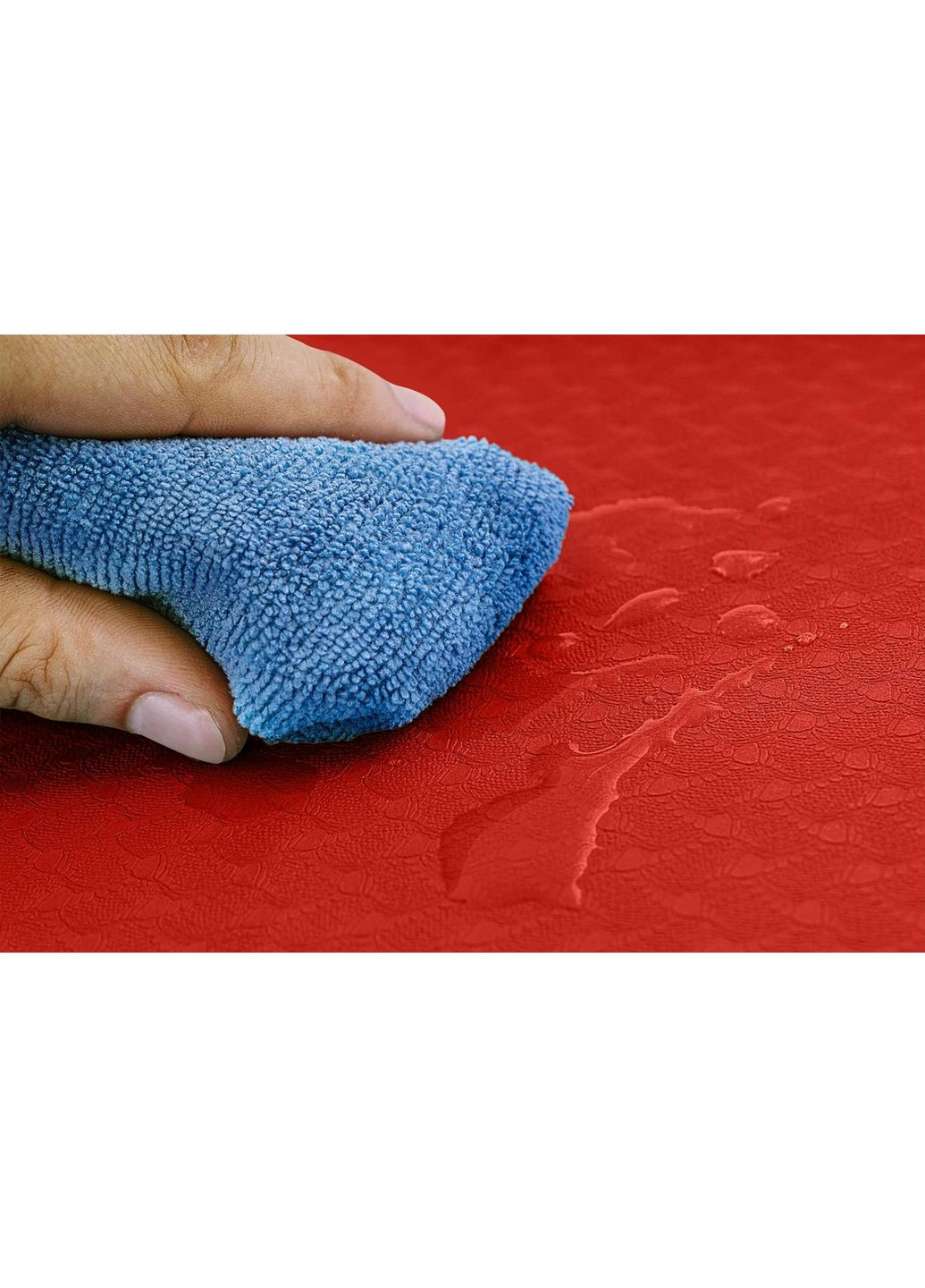 Мат для фитнеса и йоги TPE 0,6см HS-T006GM красный Hop-Sport (361952386)