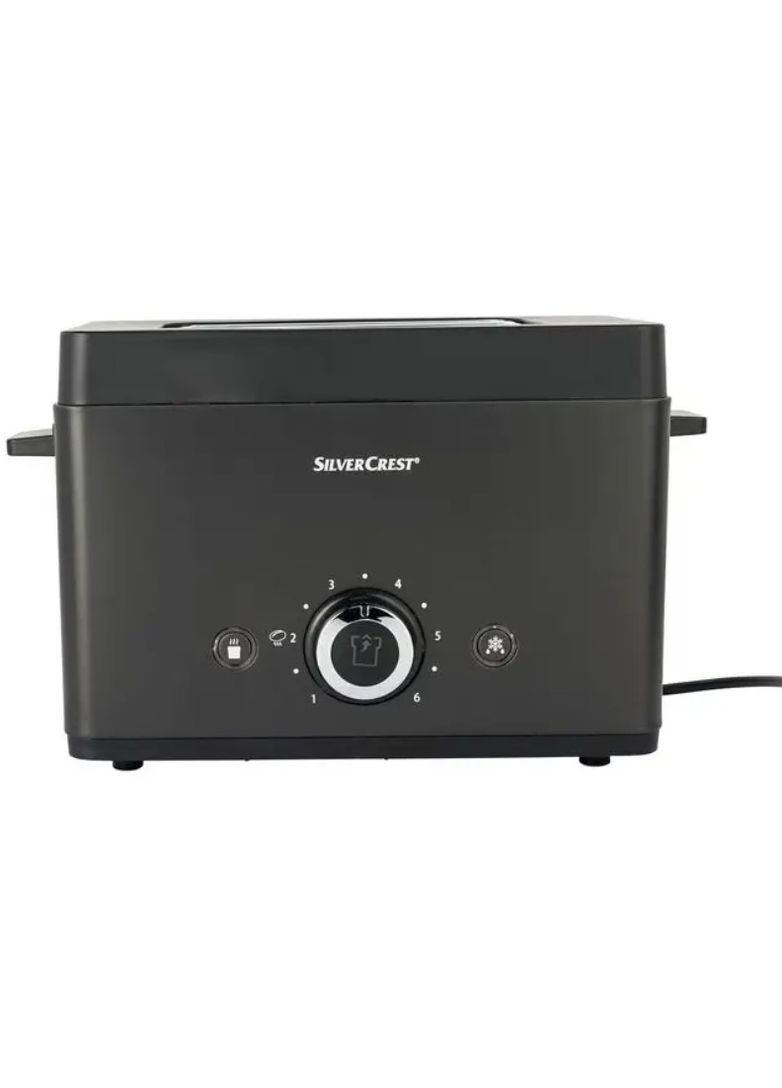 Тостер кухонный универсальный SilverCrest STT 850 A1 горизонтальный с 7 режимами приготовления Черный No Brand (336190351)