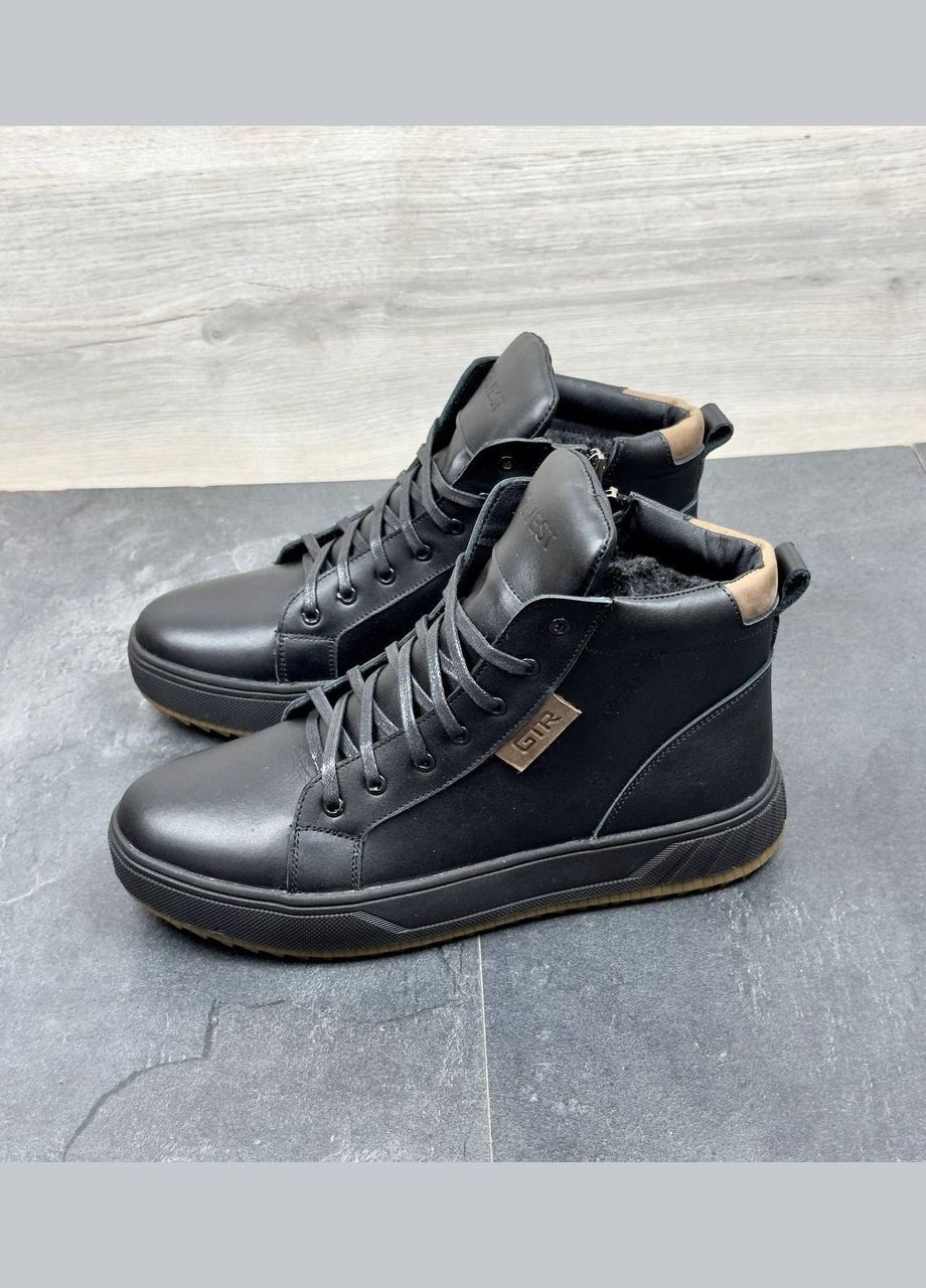 Зимние мужские ботинки No Brand со шнуровкой