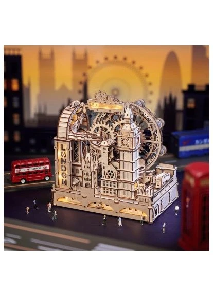 Конструктор Rokr дерев'яний 3D Marble Travel Лондон (EGB01) Robotime (396683645)