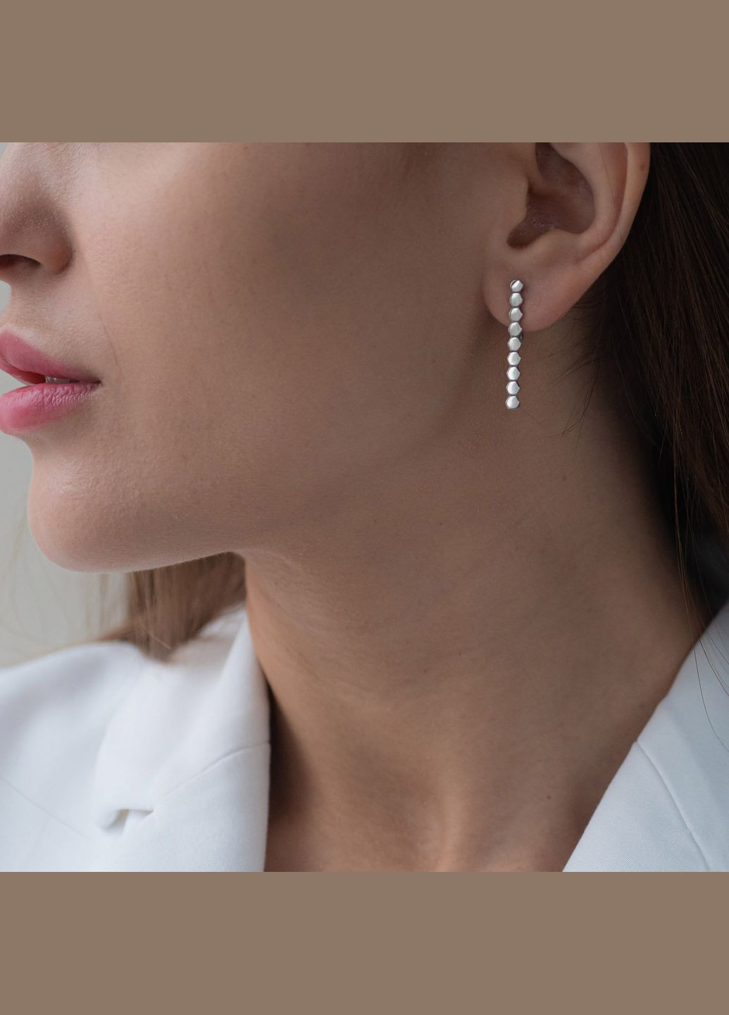 Серебряные серьги Грани 122909 Oniks (264024251)