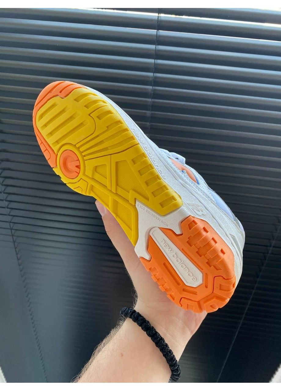 КРОСІВКИ ЖІНОЧІ NEW BALANCE 550 VIBRANTE ORANGE НЬЮ БЕЛАНС 550 No Brand білі демісезони (367169672)