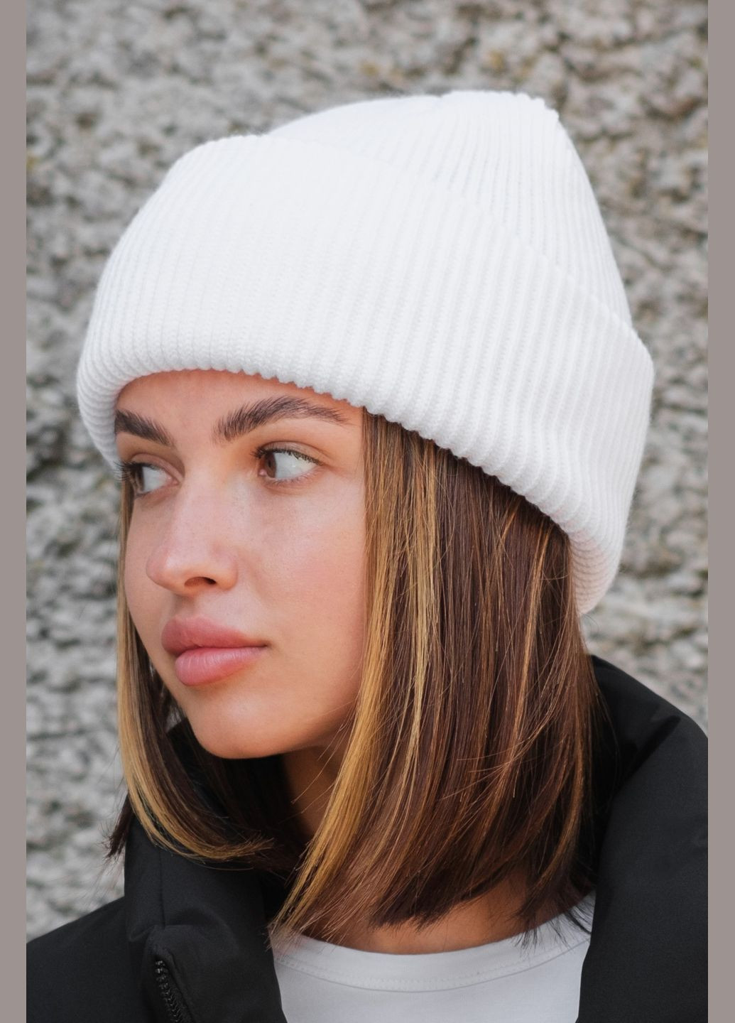 Подовжена Трикотажна Шапка Біні Докер Dominic Without (304611723)