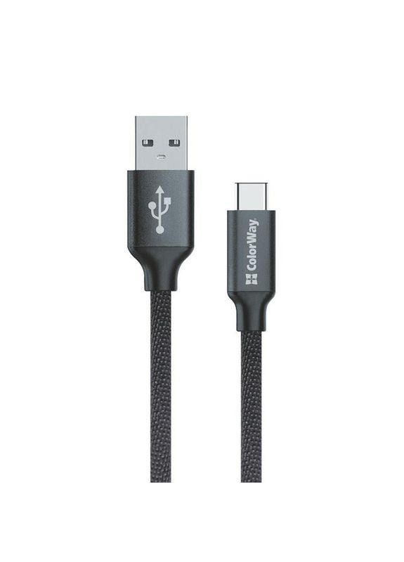 Кабель USB - USB Type-C (M/M), 1 м, Black (CW-CBUC003-BK) Colorway (370622351)