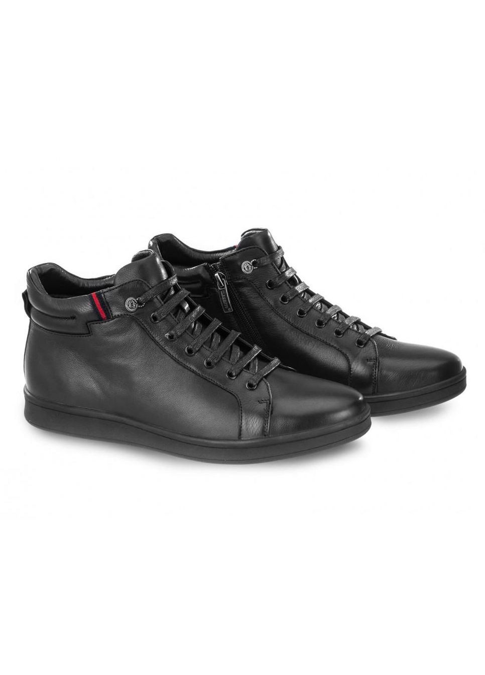 Черные зимние ботинки 7194314-б цвет черный Clemento