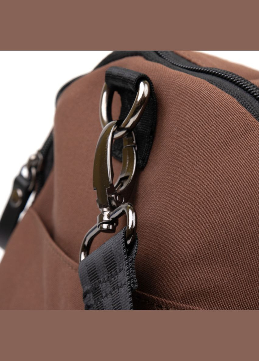Спортивна сумка текстильна 20643 Коричнева Vintage (329147872)