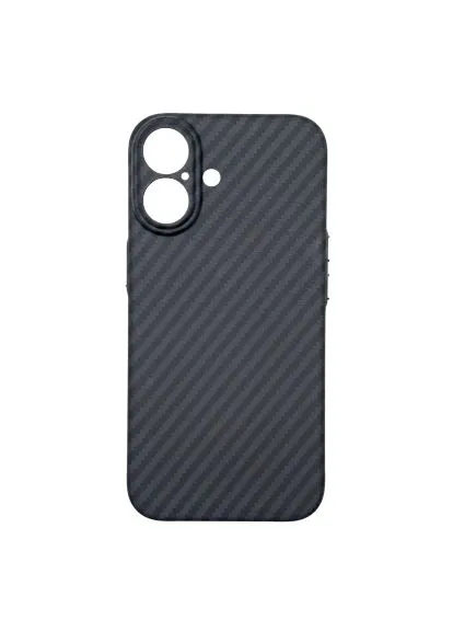 Чехол для мобильного телефона (715406)ZEVS BeCover FIBRA Carbonite MagSafe Apple iPhone 17 Black (390122916)