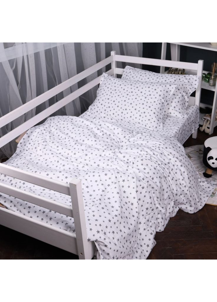 Постільна білизна 016 White Stars Фланель 2 x 160 x 220 (m502882) Mirson 016 White Stars Фланель 2 x 160 x 220 Сімейний Євр (369035830)