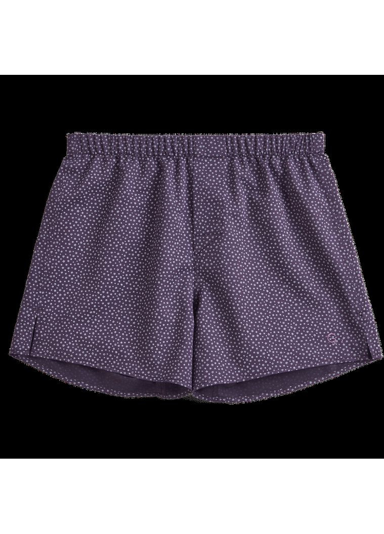 Труси боксери з бавовняної фланелі фіолетового кольору у флористичний принт Ultraviolet and Flowers G.LVOV (362206920)