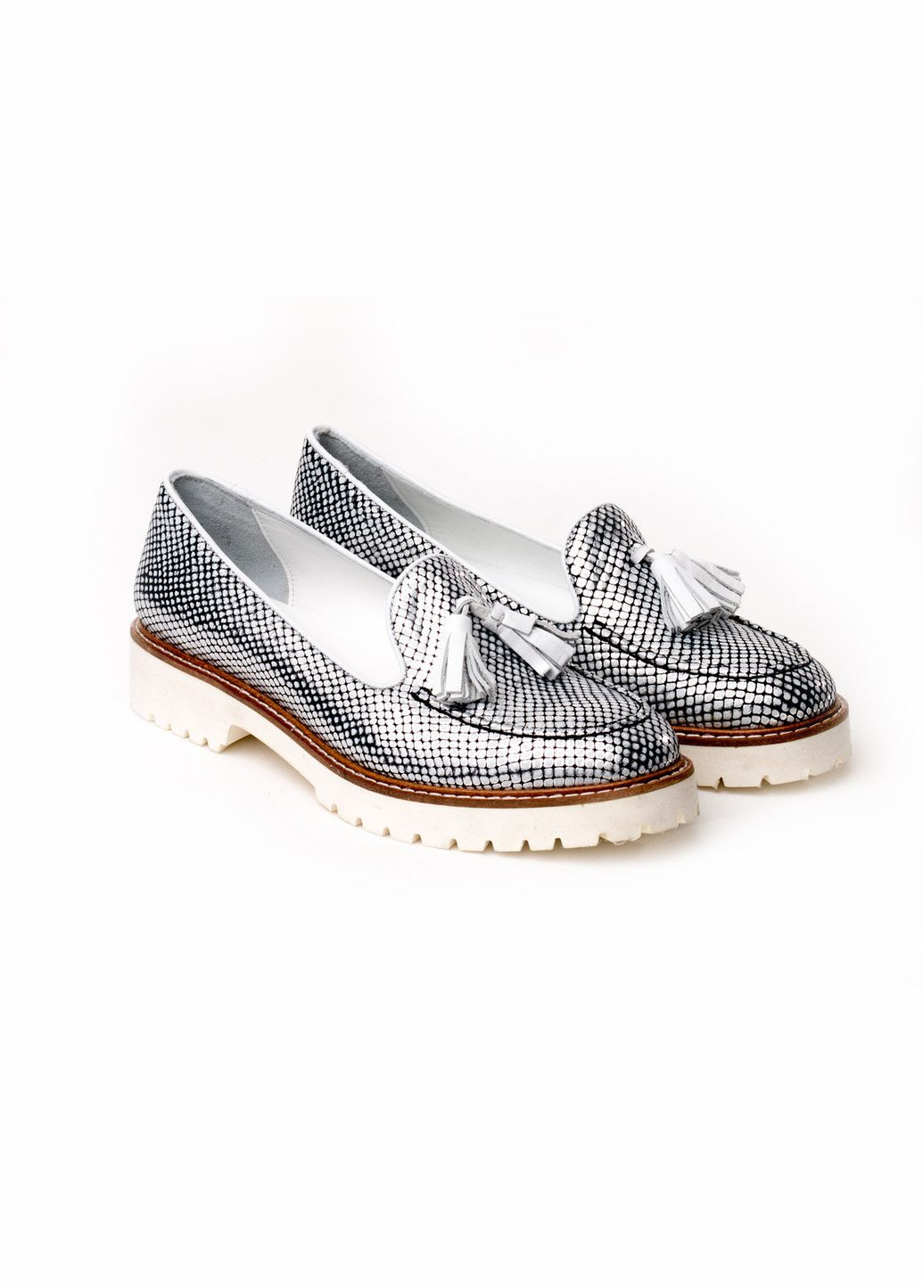 Etor Лофери BERTAN 5480-525 сріблястий коричневий з, — демісезон (315763314)