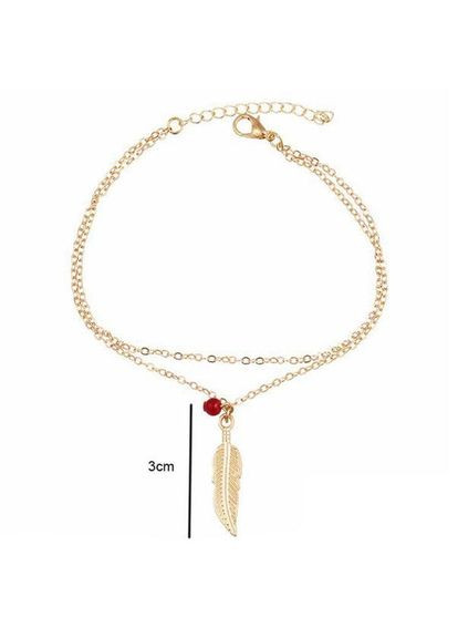Браслет на ногу (Анклет) Feather Gold Primo (278412471)