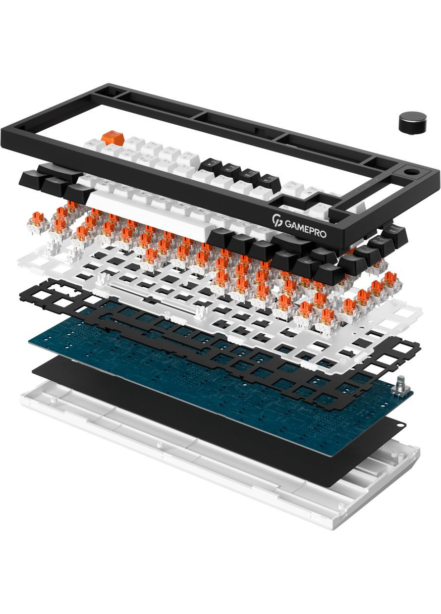 Клавіатура бездротова Asgard Valhalla MK160B Pro Black GAMEPRO (356728714)