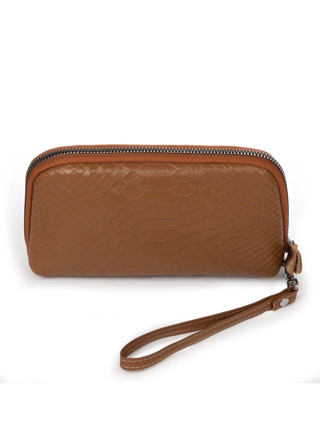 Жіноча шкіряна косметичка Cosmetic 60096 L-brown Cossroll (293765220)