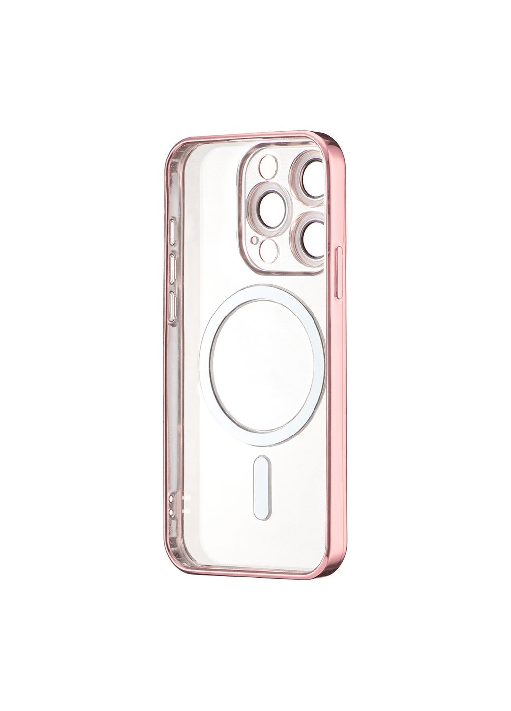 Чохол Ductil Metallic Edge with MagSafe (Protected Camera & Lens) Pink Case iPhone 15 Pro (322820666)