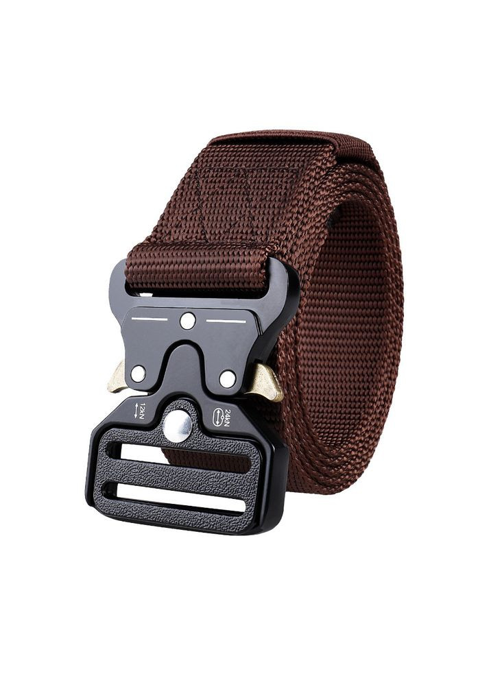 Пояс військовий 10415 тактичний коричневий No Brand (349442106)