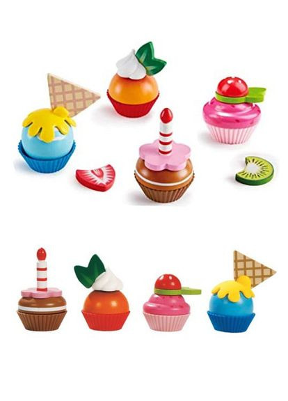 Іграшкові продукти Тістечка E3157 Набір іграшок - Десерти Hape (297330854)