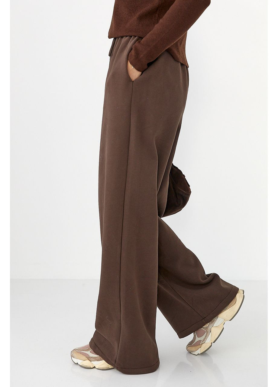 Спортивні штани з плюшевим начосом - темно-сірий колір Lurex (370602066)