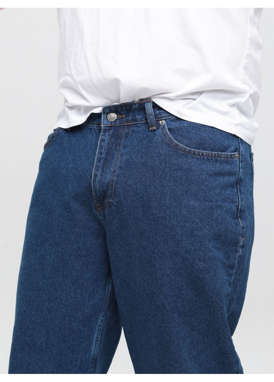 Джинси чоловічі сині МОМ з варінням Mechanic MOM (365813780)