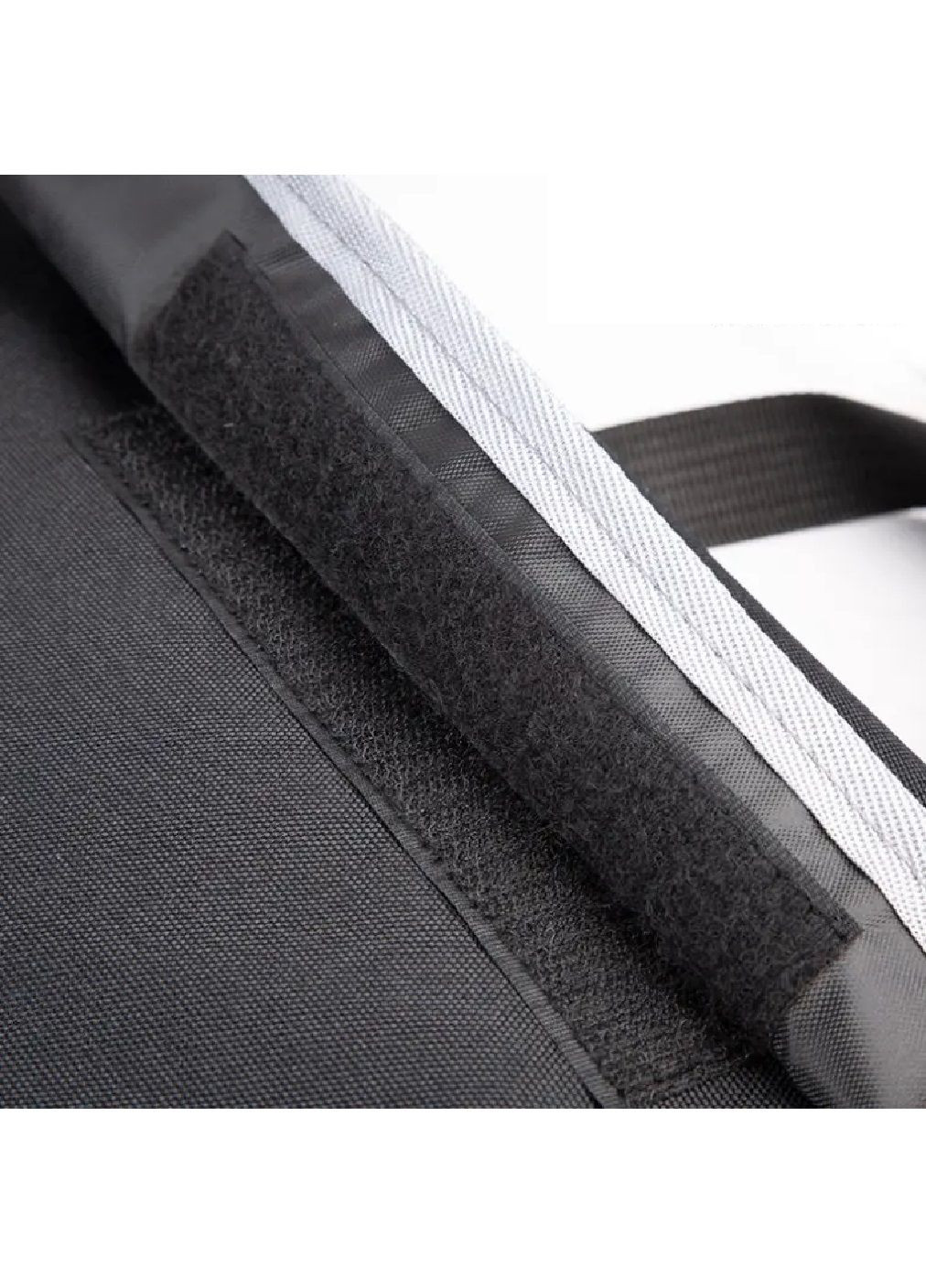 Органайзер на задню спинку сидіння в багажник машини автомобіля з сітчастою кишенею 100х45 см (479322-Prob) Чорний із сірим Unbranded (317202612)