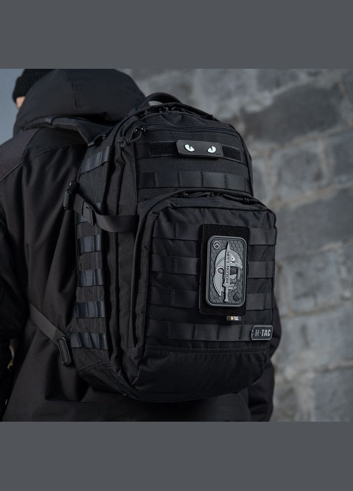 Нашивка Molon Labe Ace 3D PVC Grey M-TAC (315047135)