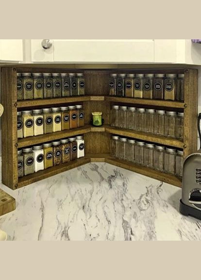 Органайзер для спецій з дерева Пері мускат (СПЦ-010507) No Brand (327423893)