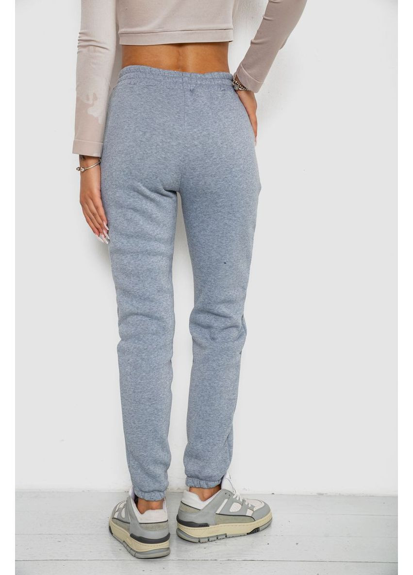 Спортивні штани жіночі на флісі, колір сірий, 238R58641-3 Ager (356671984)